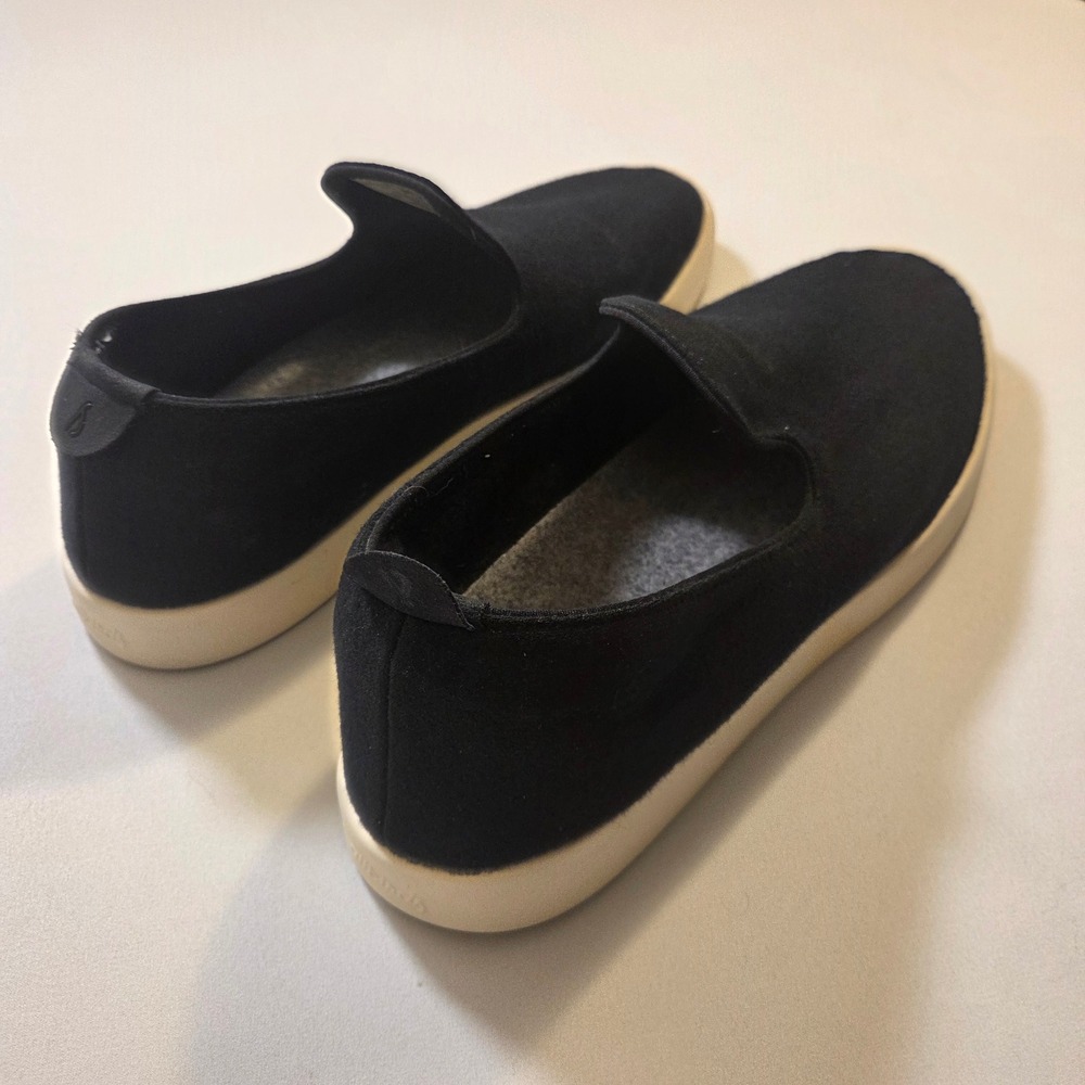 Allbirds Wool Loungers Mens Size 12 Black Slip On Sneakers Walking Shoes - Picture 3 of 10